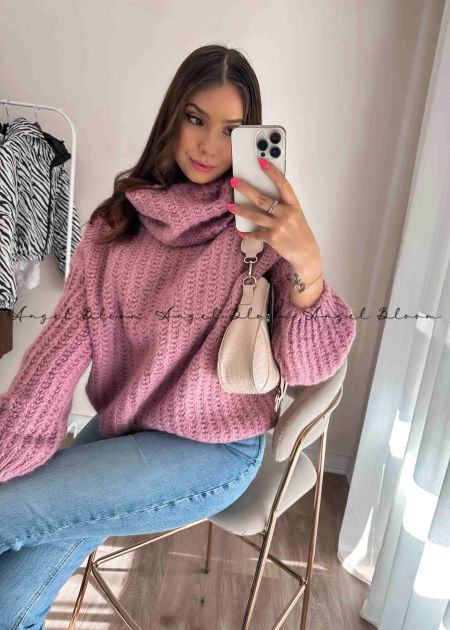 Sweter Gracie różowy zdjęcie 2